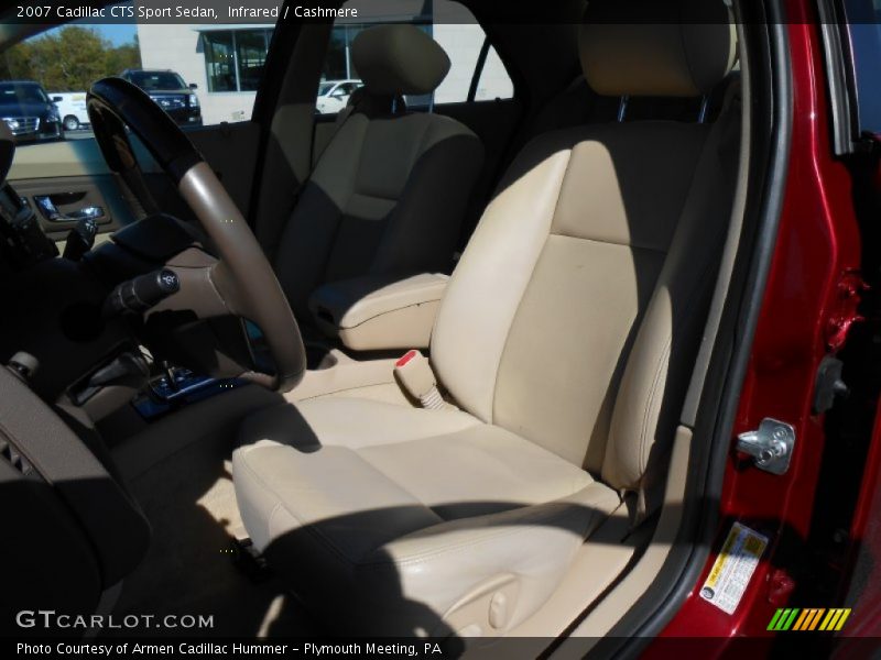 Infrared / Cashmere 2007 Cadillac CTS Sport Sedan