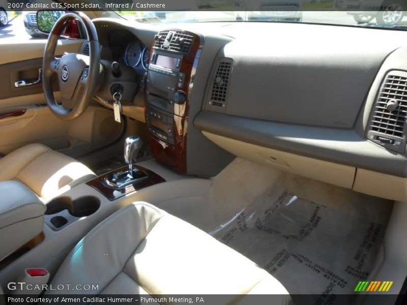 Infrared / Cashmere 2007 Cadillac CTS Sport Sedan