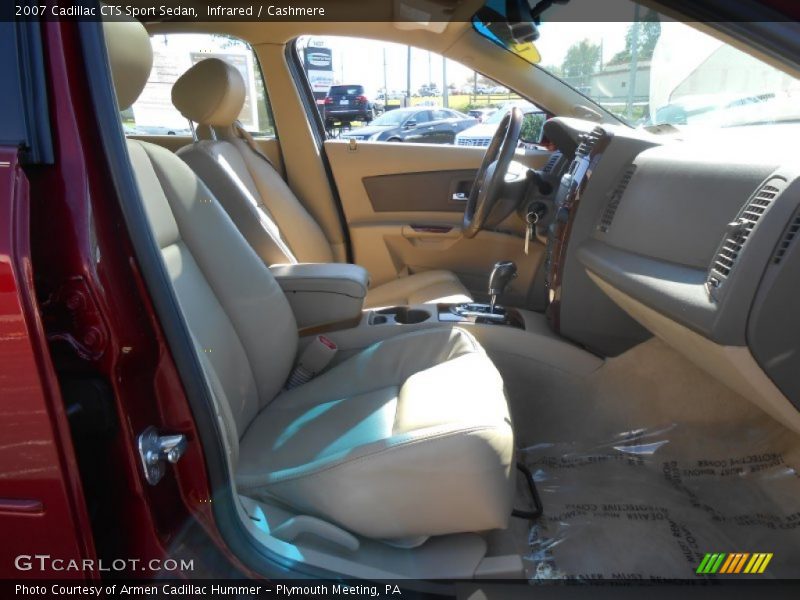 Infrared / Cashmere 2007 Cadillac CTS Sport Sedan