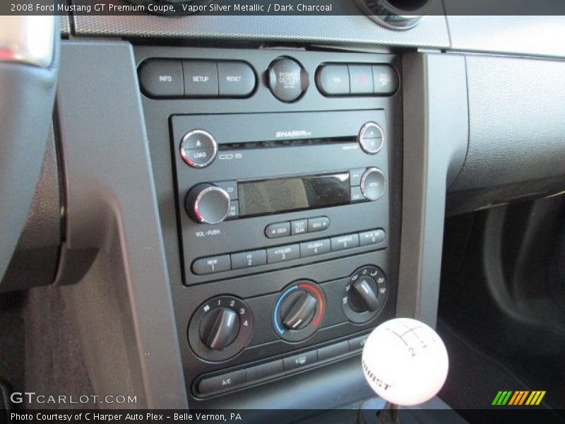 Vapor Silver Metallic / Dark Charcoal 2008 Ford Mustang GT Premium Coupe