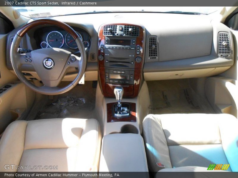 Infrared / Cashmere 2007 Cadillac CTS Sport Sedan