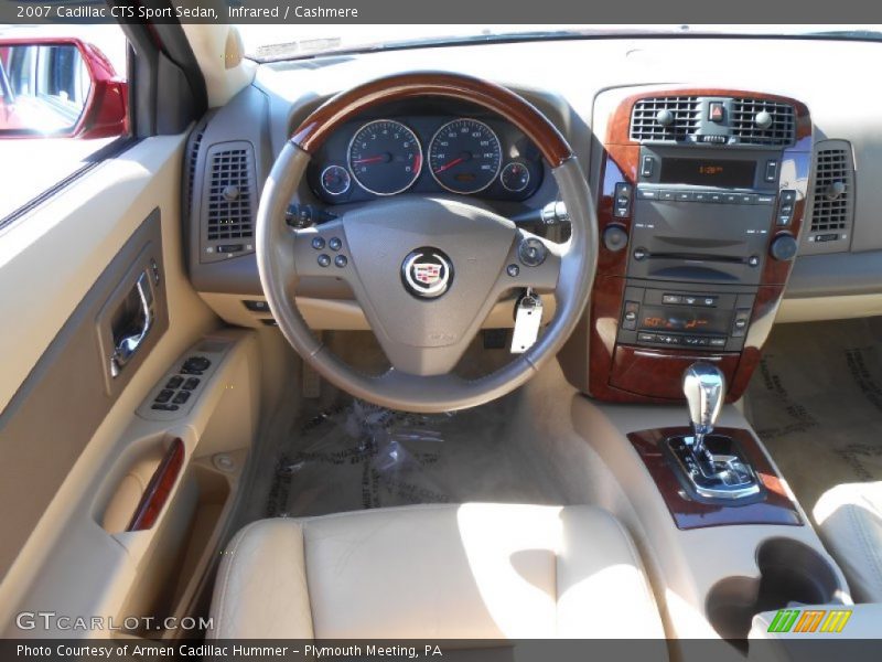 Infrared / Cashmere 2007 Cadillac CTS Sport Sedan