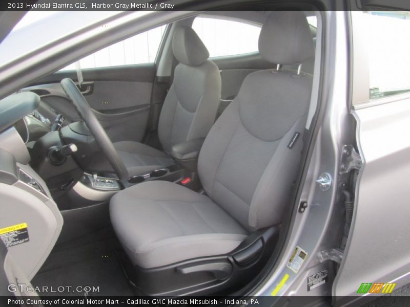 Harbor Gray Metallic / Gray 2013 Hyundai Elantra GLS