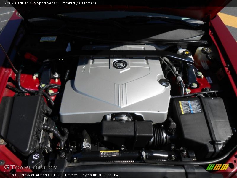 Infrared / Cashmere 2007 Cadillac CTS Sport Sedan