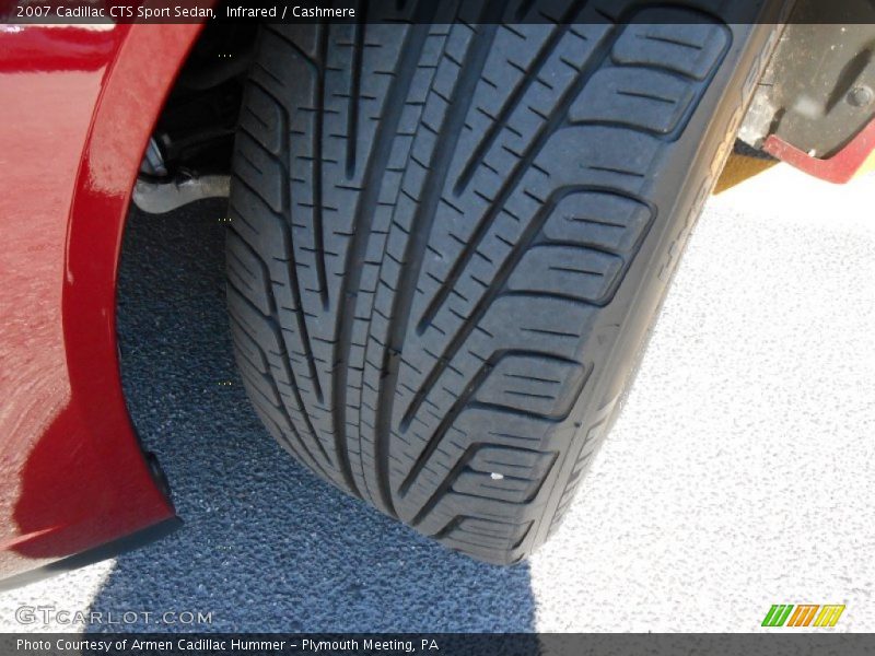Infrared / Cashmere 2007 Cadillac CTS Sport Sedan