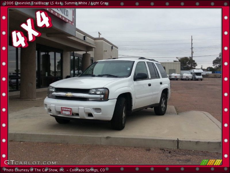 Summit White / Light Gray 2006 Chevrolet TrailBlazer LS 4x4