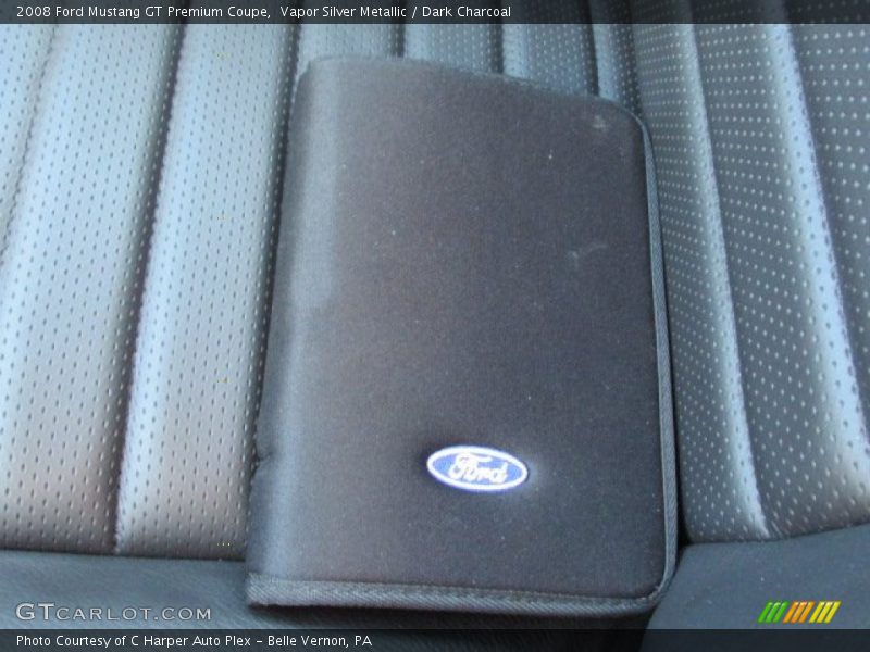 Vapor Silver Metallic / Dark Charcoal 2008 Ford Mustang GT Premium Coupe