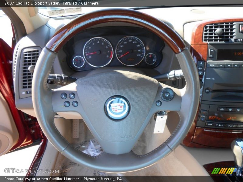 Infrared / Cashmere 2007 Cadillac CTS Sport Sedan