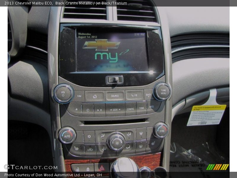 Black Granite Metallic / Jet Black/Titanium 2013 Chevrolet Malibu ECO