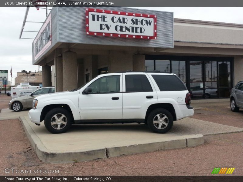 Summit White / Light Gray 2006 Chevrolet TrailBlazer LS 4x4