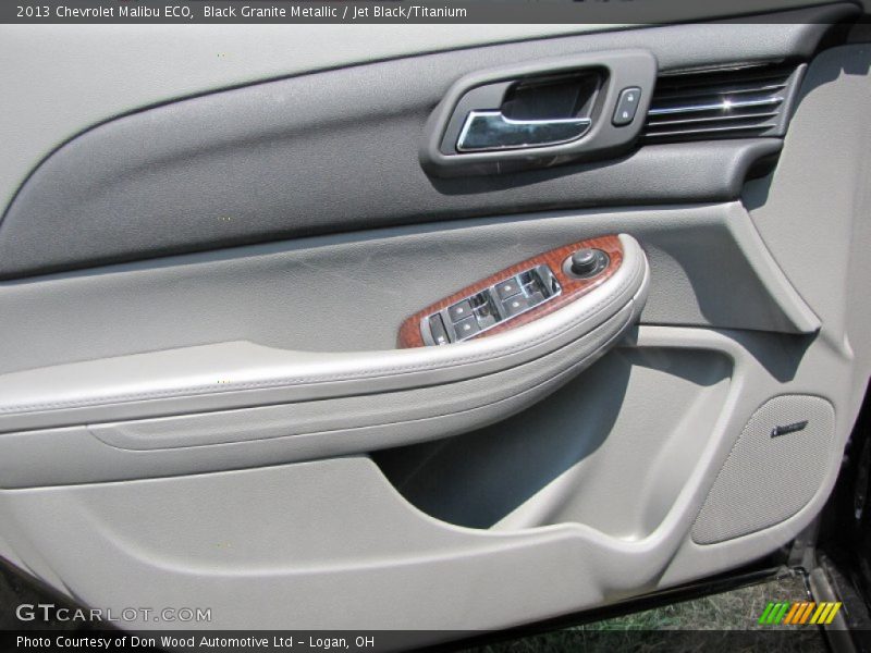 Black Granite Metallic / Jet Black/Titanium 2013 Chevrolet Malibu ECO