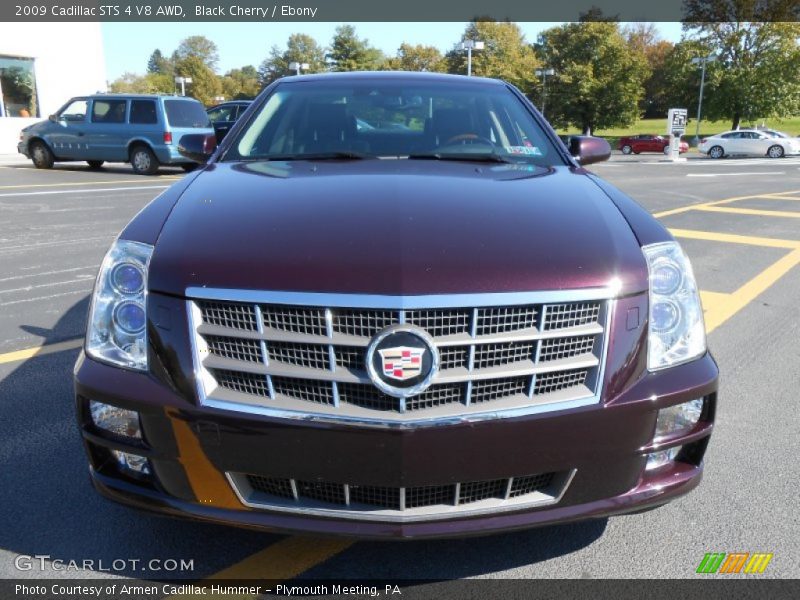 Black Cherry / Ebony 2009 Cadillac STS 4 V8 AWD