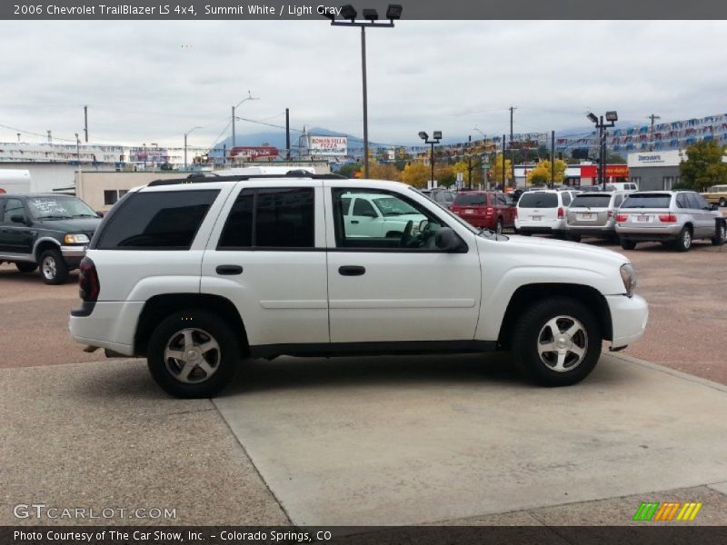 Summit White / Light Gray 2006 Chevrolet TrailBlazer LS 4x4
