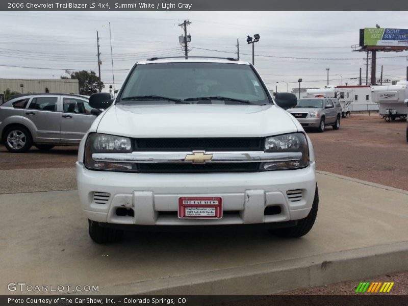 Summit White / Light Gray 2006 Chevrolet TrailBlazer LS 4x4