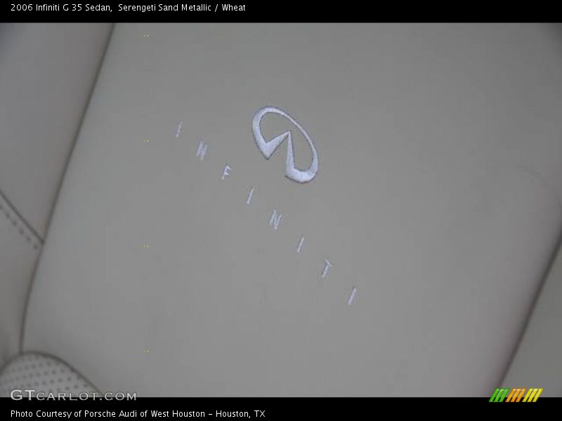 Serengeti Sand Metallic / Wheat 2006 Infiniti G 35 Sedan