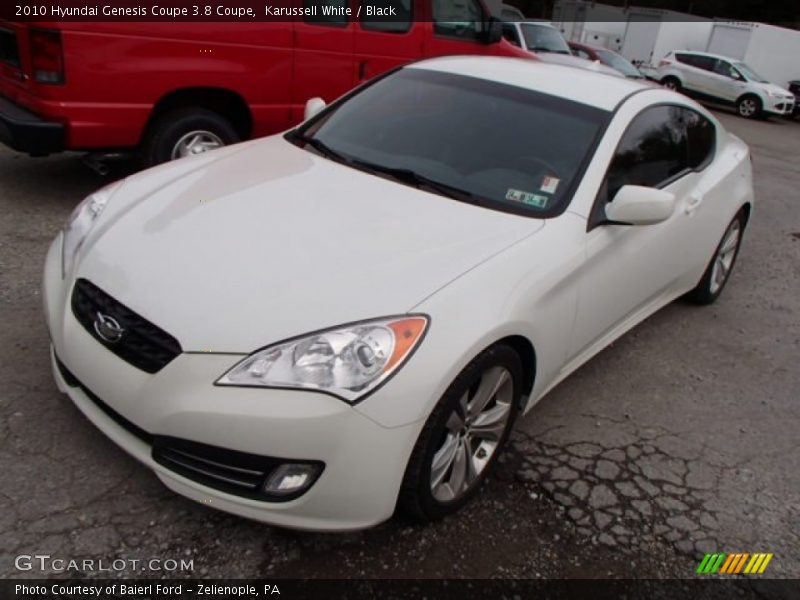 Karussell White / Black 2010 Hyundai Genesis Coupe 3.8 Coupe
