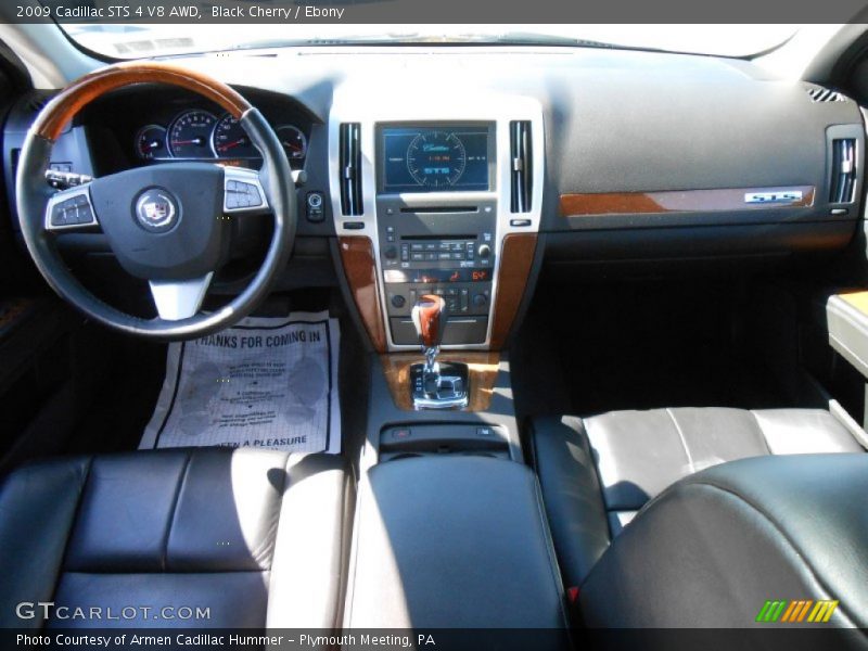 Dashboard of 2009 STS 4 V8 AWD