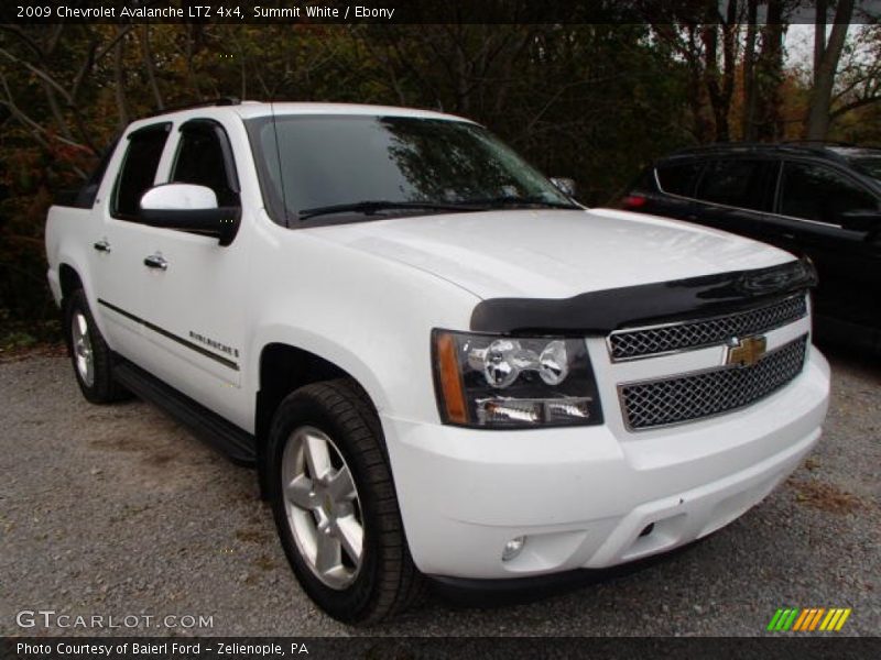 Summit White / Ebony 2009 Chevrolet Avalanche LTZ 4x4