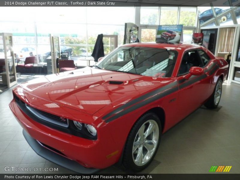 TorRed / Dark Slate Gray 2014 Dodge Challenger R/T Classic