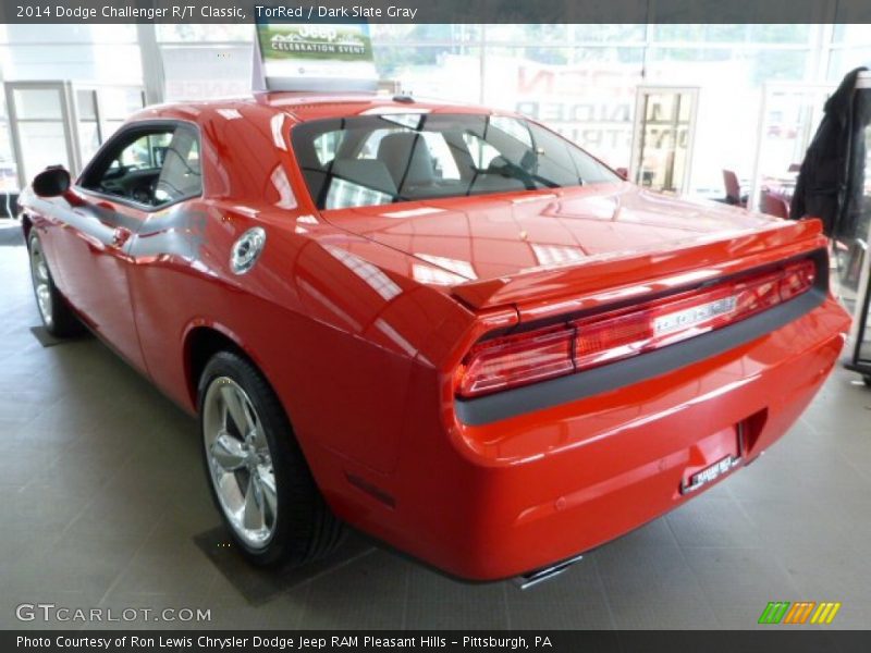 TorRed / Dark Slate Gray 2014 Dodge Challenger R/T Classic