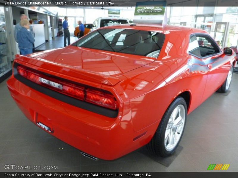 TorRed / Dark Slate Gray 2014 Dodge Challenger R/T Classic
