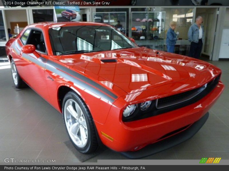 TorRed / Dark Slate Gray 2014 Dodge Challenger R/T Classic