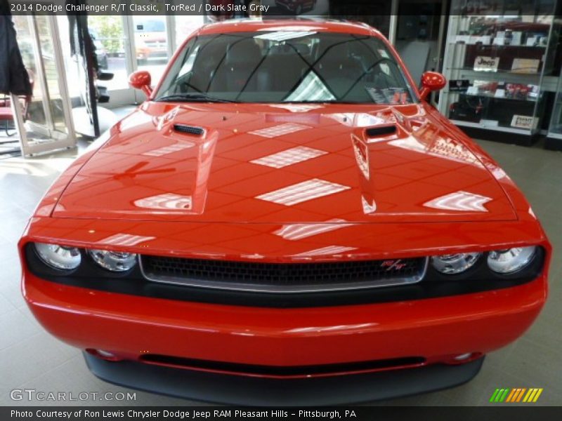 TorRed / Dark Slate Gray 2014 Dodge Challenger R/T Classic