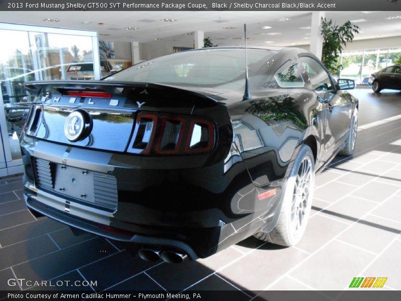 Black / Shelby Charcoal Black/Black Accent 2013 Ford Mustang Shelby GT500 SVT Performance Package Coupe