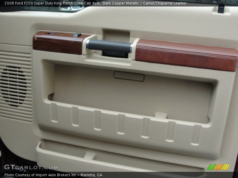 Dark Copper Metallic / Camel/Chaparral Leather 2008 Ford F250 Super Duty King Ranch Crew Cab 4x4