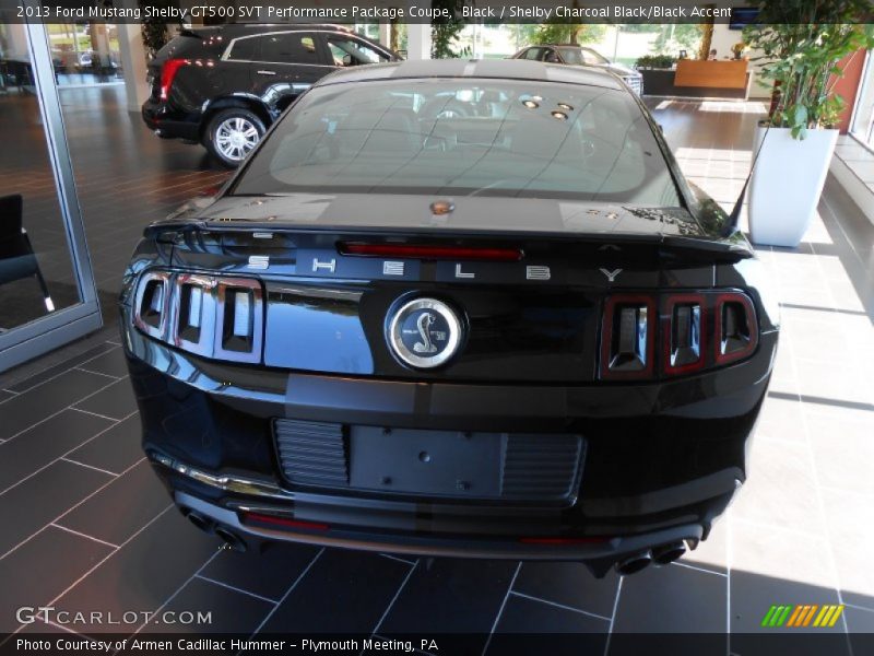 Black / Shelby Charcoal Black/Black Accent 2013 Ford Mustang Shelby GT500 SVT Performance Package Coupe