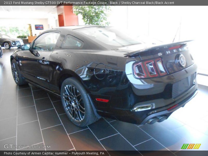 Black / Shelby Charcoal Black/Black Accent 2013 Ford Mustang Shelby GT500 SVT Performance Package Coupe