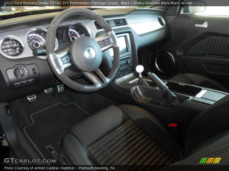 Black / Shelby Charcoal Black/Black Accent 2013 Ford Mustang Shelby GT500 SVT Performance Package Coupe