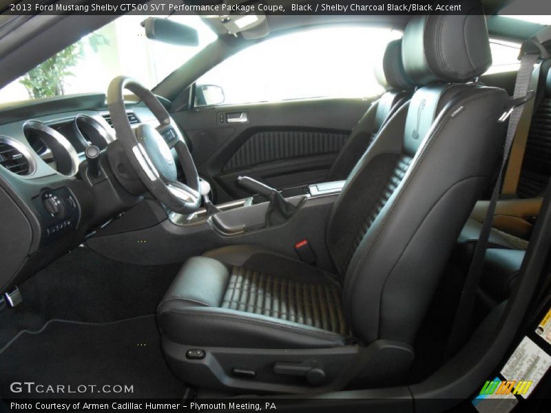Black / Shelby Charcoal Black/Black Accent 2013 Ford Mustang Shelby GT500 SVT Performance Package Coupe