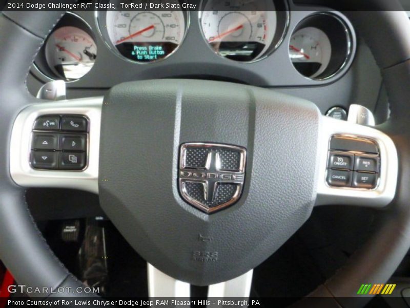 TorRed / Dark Slate Gray 2014 Dodge Challenger R/T Classic