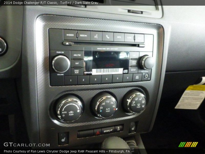 TorRed / Dark Slate Gray 2014 Dodge Challenger R/T Classic