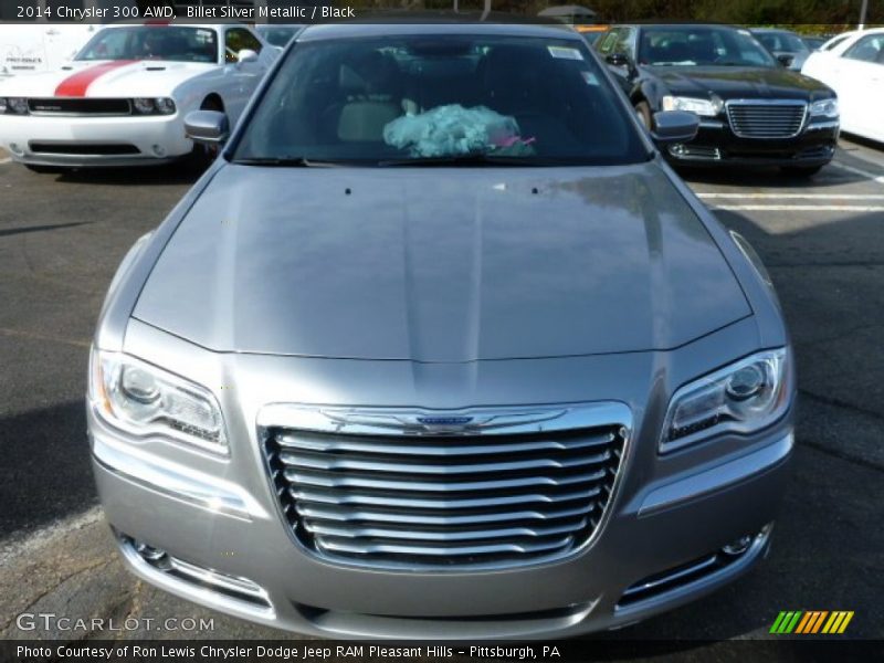 Billet Silver Metallic / Black 2014 Chrysler 300 AWD