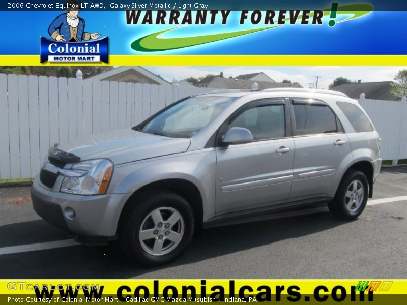 Galaxy Silver Metallic / Light Gray 2006 Chevrolet Equinox LT AWD