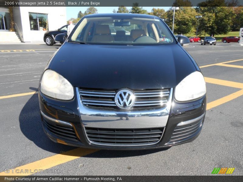Black / Pure Beige 2006 Volkswagen Jetta 2.5 Sedan