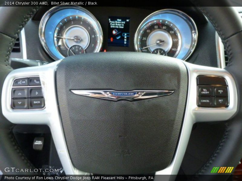Billet Silver Metallic / Black 2014 Chrysler 300 AWD