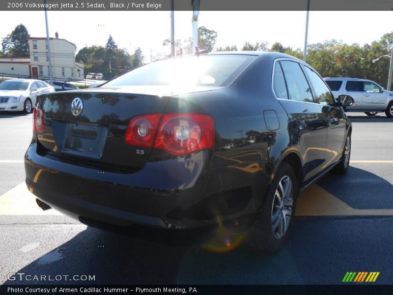 Black / Pure Beige 2006 Volkswagen Jetta 2.5 Sedan