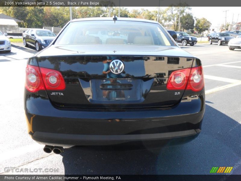 Black / Pure Beige 2006 Volkswagen Jetta 2.5 Sedan