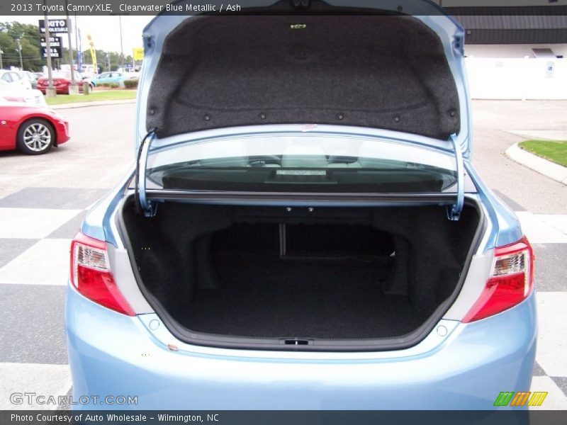 Clearwater Blue Metallic / Ash 2013 Toyota Camry XLE
