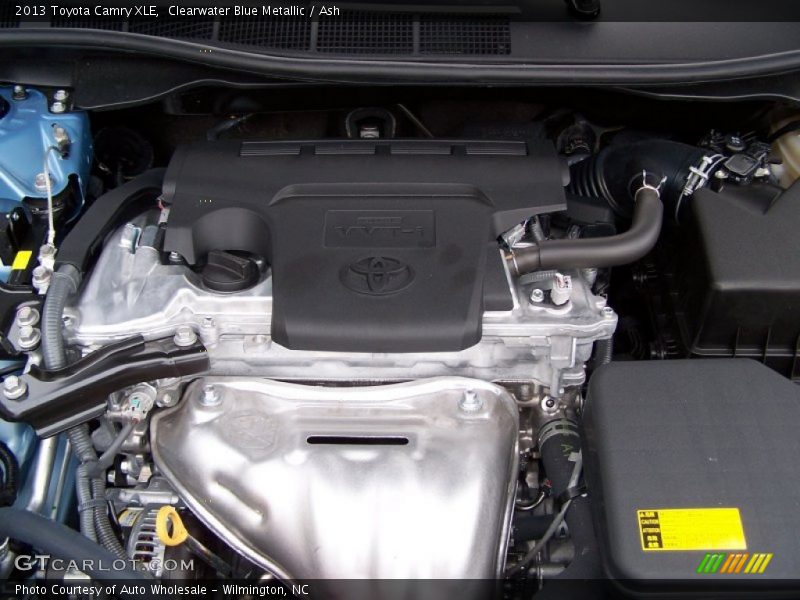Clearwater Blue Metallic / Ash 2013 Toyota Camry XLE