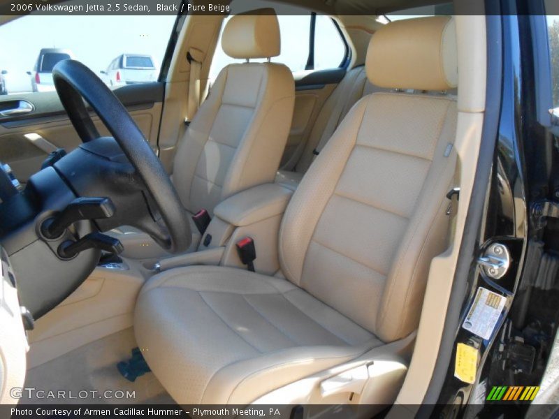 Black / Pure Beige 2006 Volkswagen Jetta 2.5 Sedan