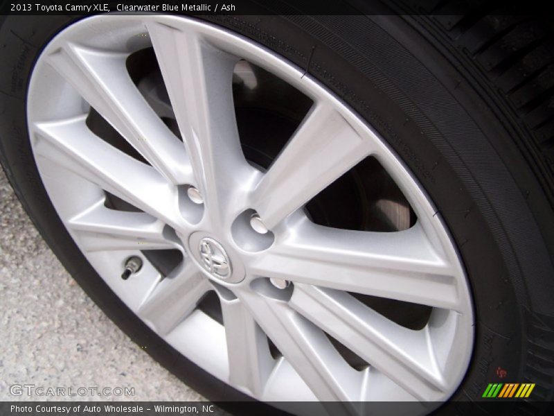 Clearwater Blue Metallic / Ash 2013 Toyota Camry XLE