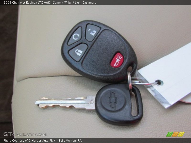 Summit White / Light Cashmere 2008 Chevrolet Equinox LTZ AWD