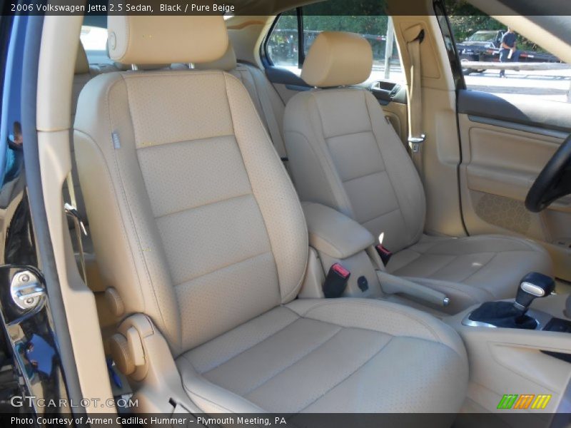 Black / Pure Beige 2006 Volkswagen Jetta 2.5 Sedan