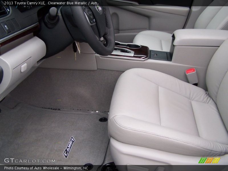 Clearwater Blue Metallic / Ash 2013 Toyota Camry XLE