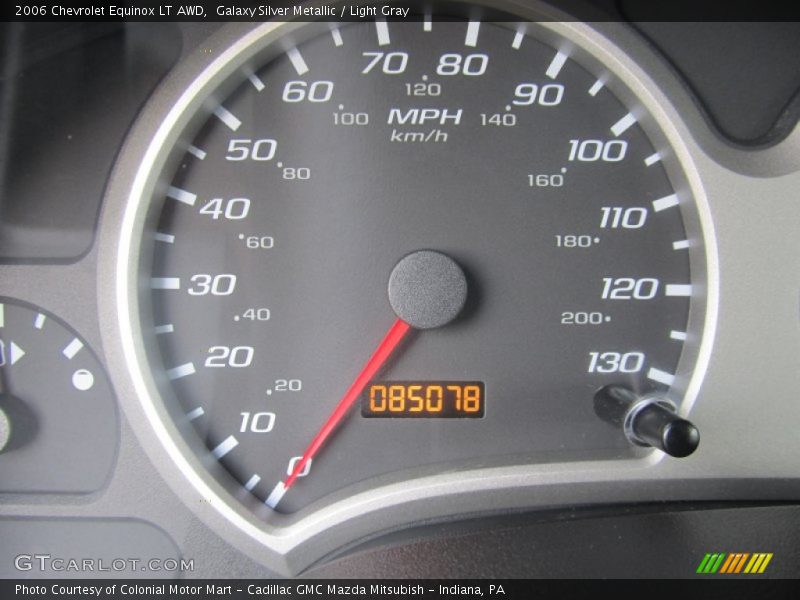 Galaxy Silver Metallic / Light Gray 2006 Chevrolet Equinox LT AWD