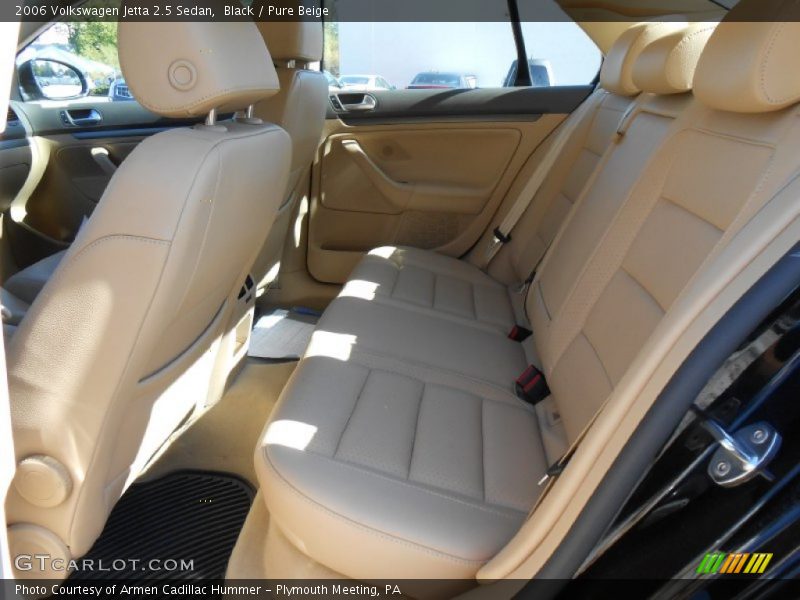 Black / Pure Beige 2006 Volkswagen Jetta 2.5 Sedan